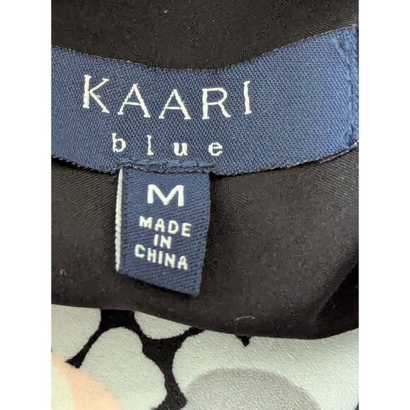 Floral Print Ruffle Front Chiffon Blouse With Mock Neck-lp - Picture 10 of 15